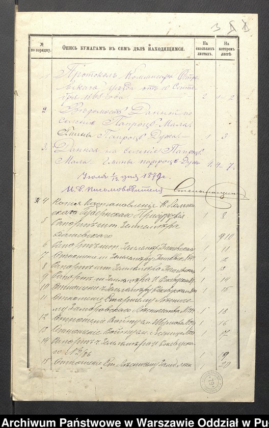 image.from.unit.number "O urządzaniu chłopów byłej rządowej wsi kolonialnej Paproć Mała, gm.Jasienica"