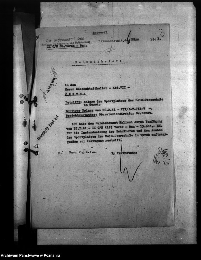 Obraz 6 z jednostki "Ausbau der Gebäude für die Oberschule Turek"