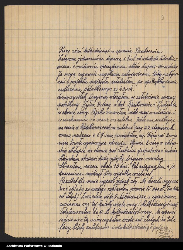 image.from.collection.number "[Materiały dotyczące posiadania przez Hannę i Stefana Witkowskich gruntów i nieruchomości w Raciborowicach, pow. hrubieszowski, 1948-1951 oraz w Radomiu i Rajcu Letnisko, 1954-1961]111"
