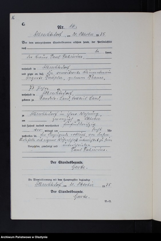 image.from.unit.number "Sterbe-Neben-Register Nr 1 - 18 [ Księga zgonów - wtóropis ]"