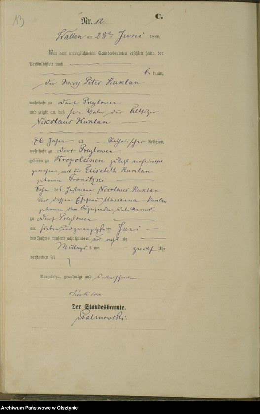 image.from.unit.number "Sterbe-Haupt-Register Nr 1 - 32"