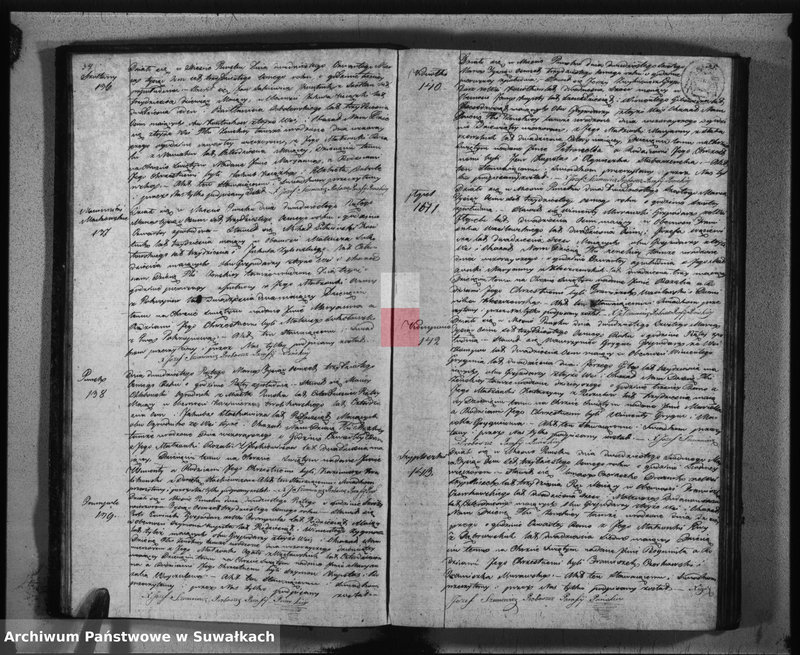 image.from.unit.number "Duplikat urodzonych, umarłych, zaślubionych w parafii puńskiey na rok 1838"