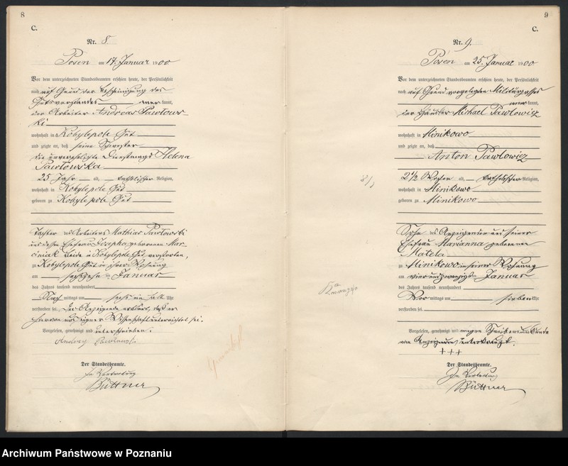 Obraz 7 z jednostki "Księga miejscowa zgonów"