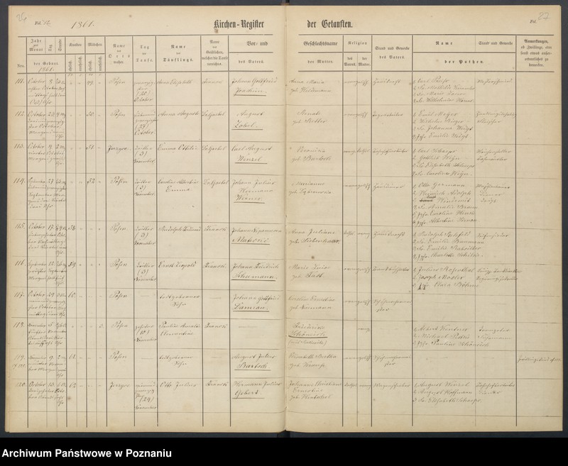 Obraz 16 z jednostki "Duplikat der Taufregister, Trauregister, Todtenregister"