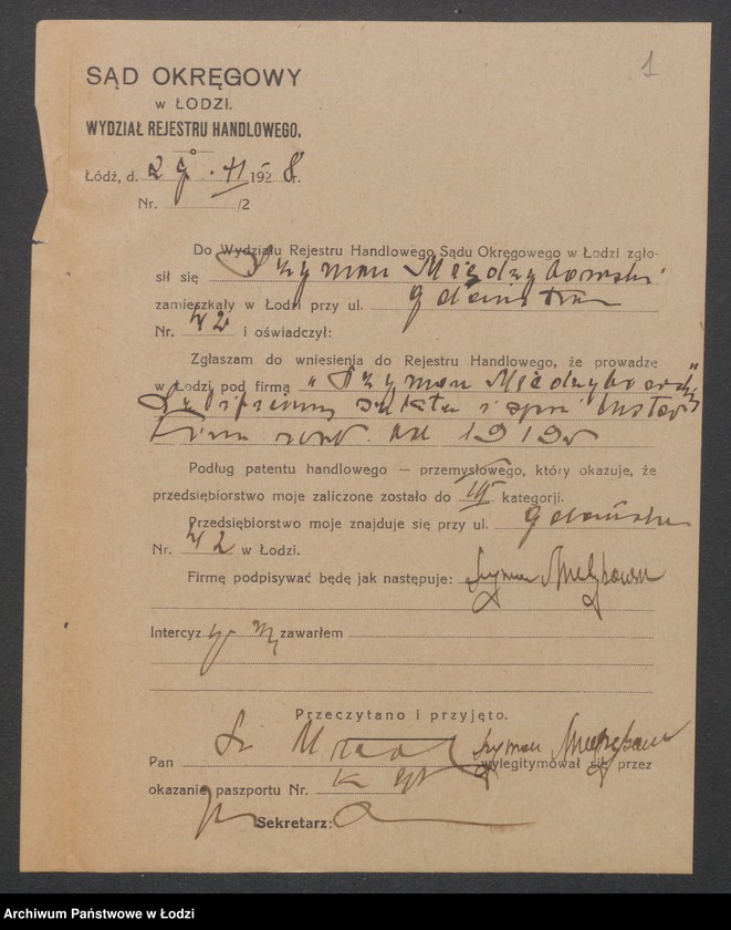 Obraz 3 z jednostki "Szymon Międzybowski- szlifiernia szkła i sprzedaż luster"