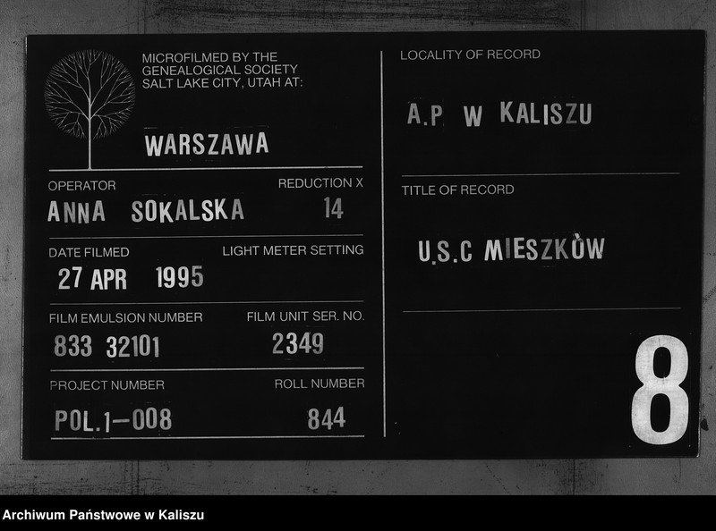 Obraz 1 z jednostki "[Księga zgonów]"