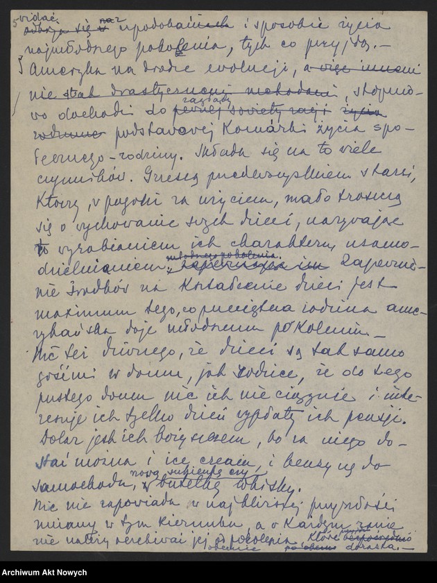 Obraz 7 z jednostki "Artykuły o wrażeniach z podróży po St. Zjednoczonych, pisane prawdopodobnie dla "Kuriera Warszawskiego" lub "ABC""