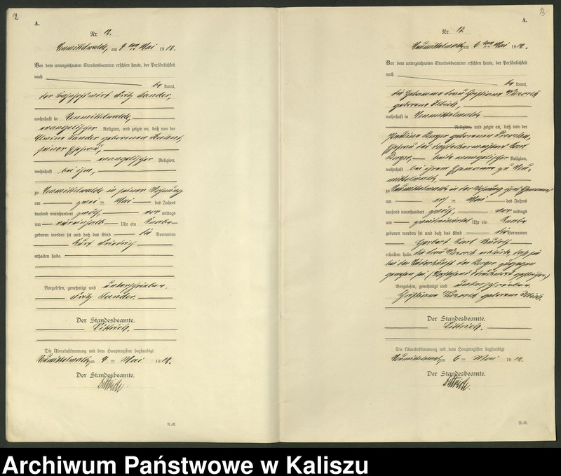 Obraz 9 z jednostki "[Księga urodzeń]"