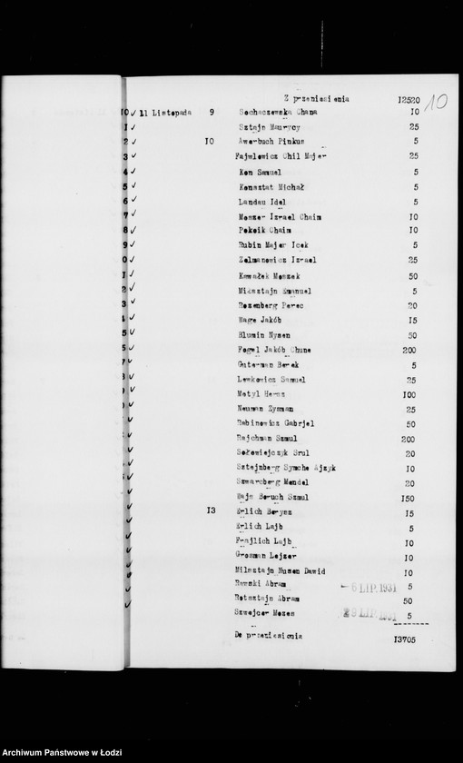 Obraz 14 z jednostki "Rejestr poborczy"