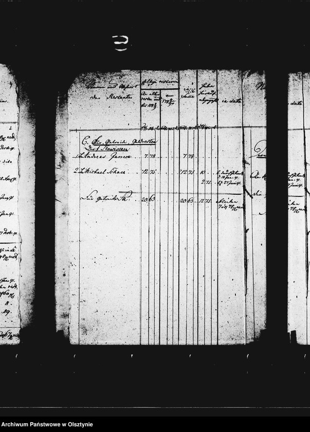 image.from.unit.number "Rest- Extract v. kleinen Arrenden, Krug- und Huben- Zinsern. Beyl. A"