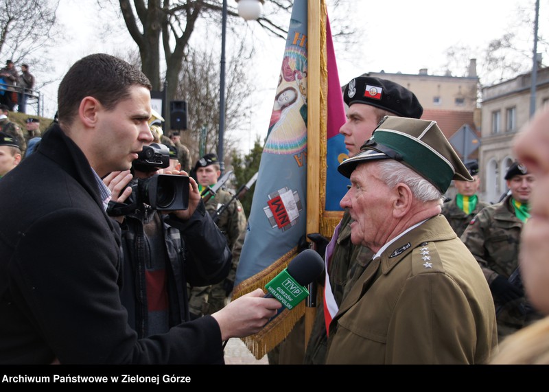 Obraz 13 z jednostki "Odsłonięcia pomnika "Żołnierzy Wyklętych" w Zielonej Górze"