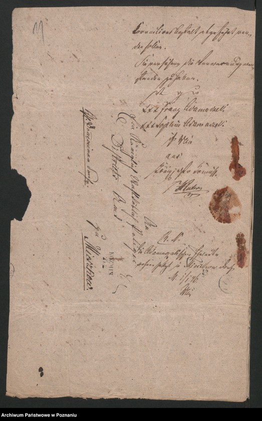 Obraz 13 z jednostki "A. betr. Personalia der polnischen Überläufer Franz und Sofia Adamczak /al. Gościniak, Adamiak/"