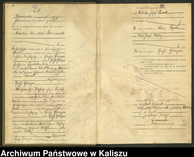 Obraz 4 z jednostki "[Księga małżeństw]"
