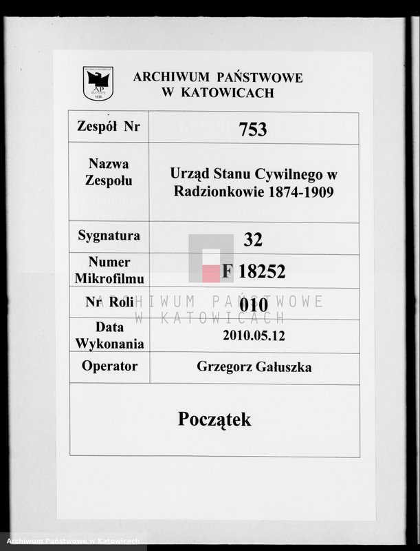 image.from.unit.number "Księga małżeństw za rok 1875 [nr 1-22]"