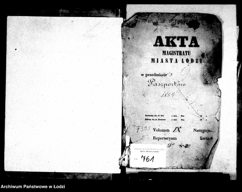 Obraz 5 z jednostki "Akta w przedmiocie paszportów"