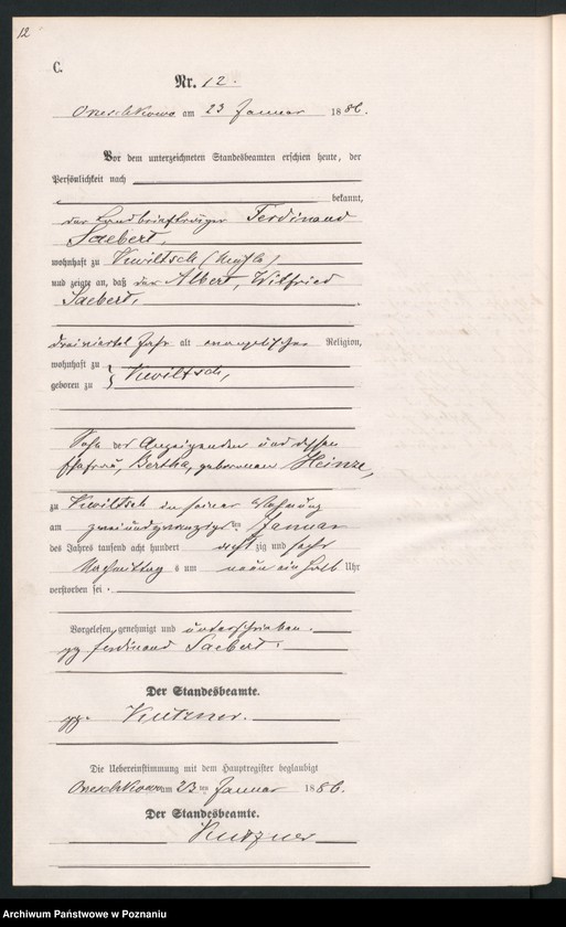 Obraz 15 z jednostki "Księga zgonów"