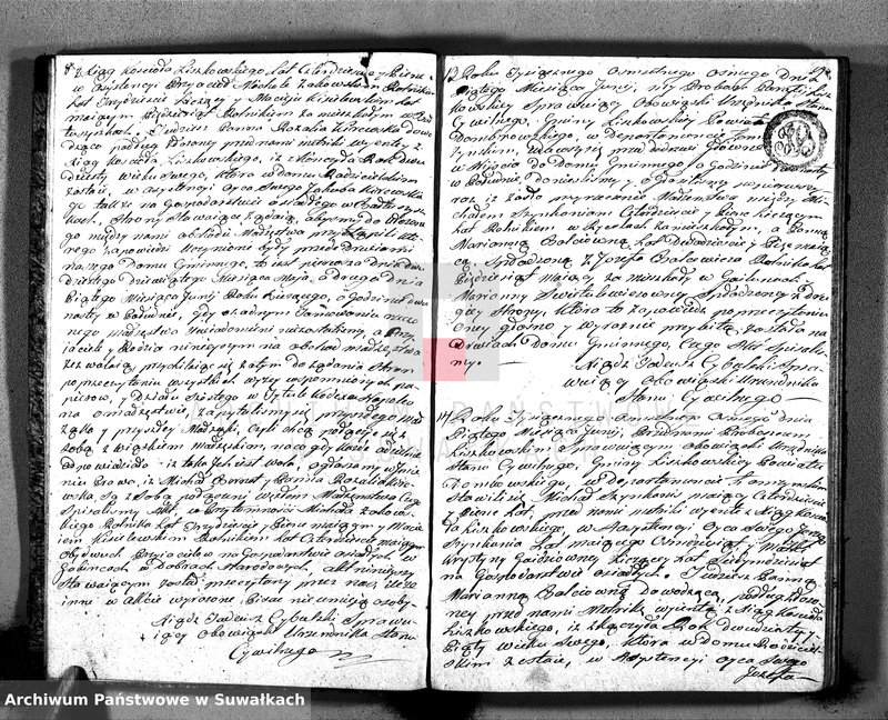 Obraz 7 z jednostki "Ta księga Małżeństw Honorowa Parafij Liszkowskiey"