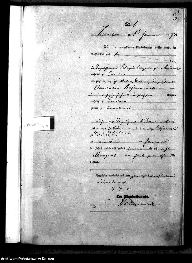 Obraz z jednostki "[Księga zgonów]"