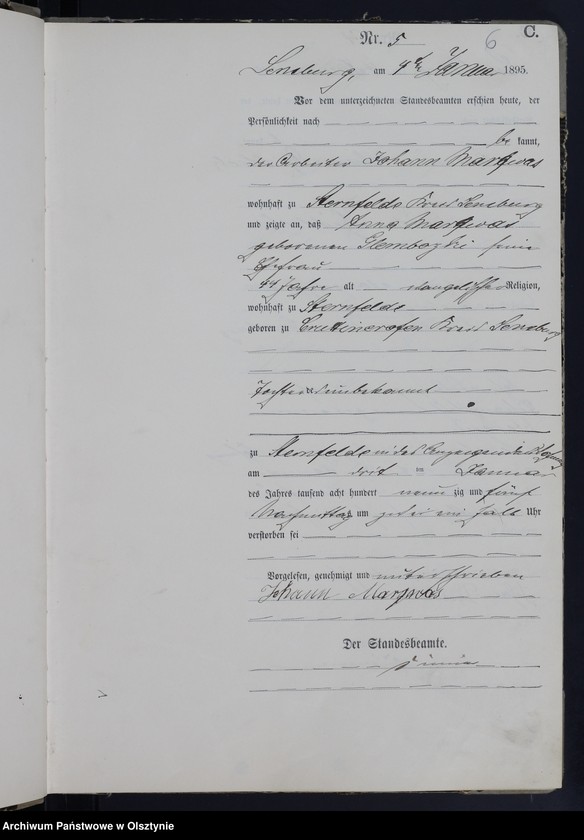 image.from.unit.number "Sterbe-Haupt-Register Nr 1 - 266"