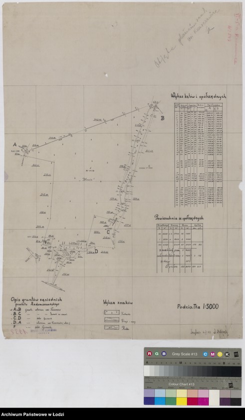 Obraz 2 z jednostki "Plan gruntów parafii Garnek w gminie Garnek powiecie radomszczańskim położonych, scalonych ..."