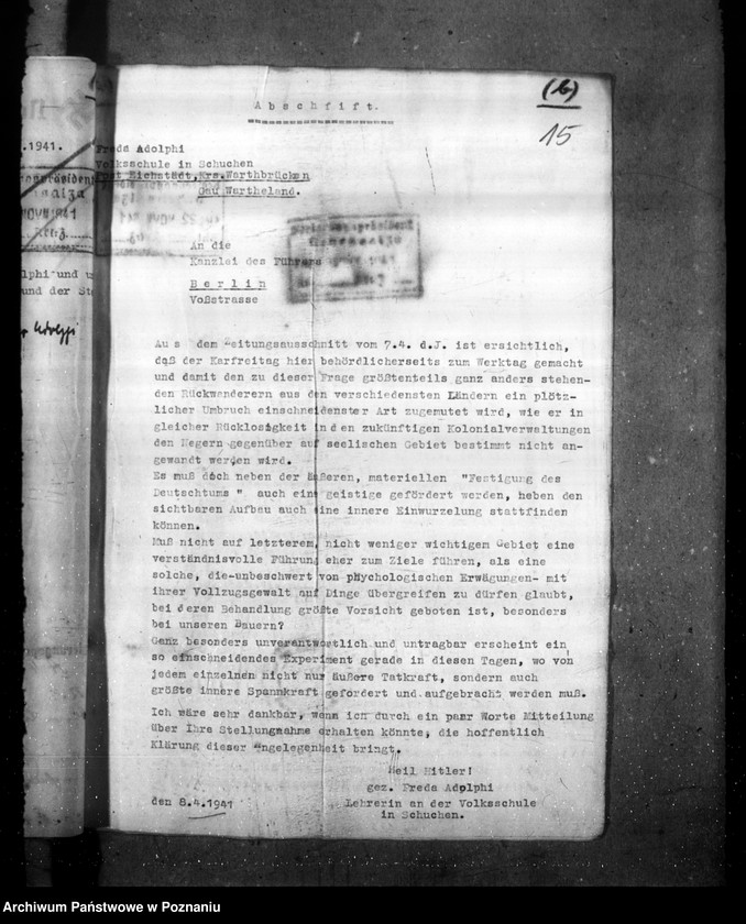 Obraz 19 z jednostki "Abordnung, Versetzung und Aufhebung der Abordnung der Lehrer"