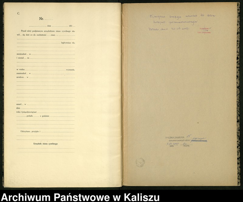 Obraz 17 z jednostki "[Księga zgonów]"