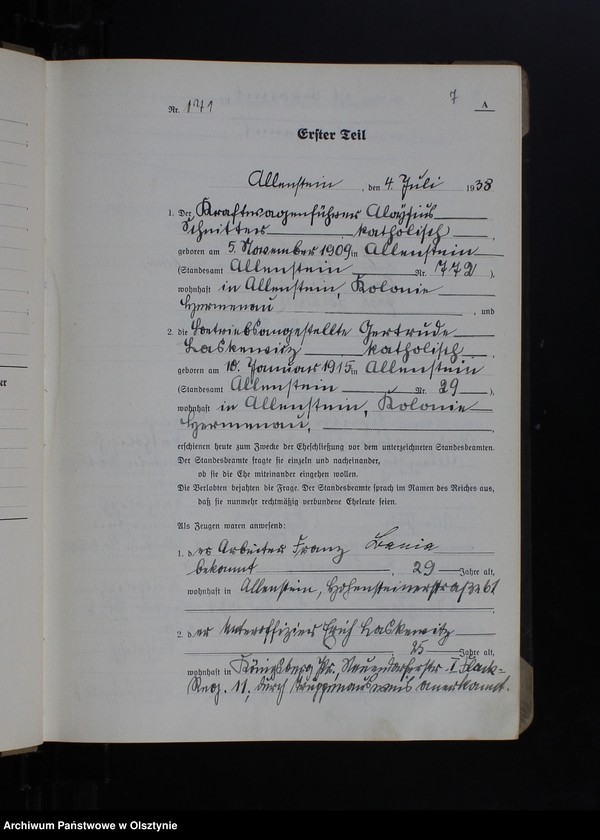 image.from.unit.number "Heirats-Haupt-Register Tom II, Nr 169-279"