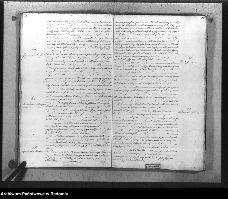 Obraz 15 z jednostki "Duplikat urodzonych, zaślubionych i umarłych parafii Brzóza na rok 1849"