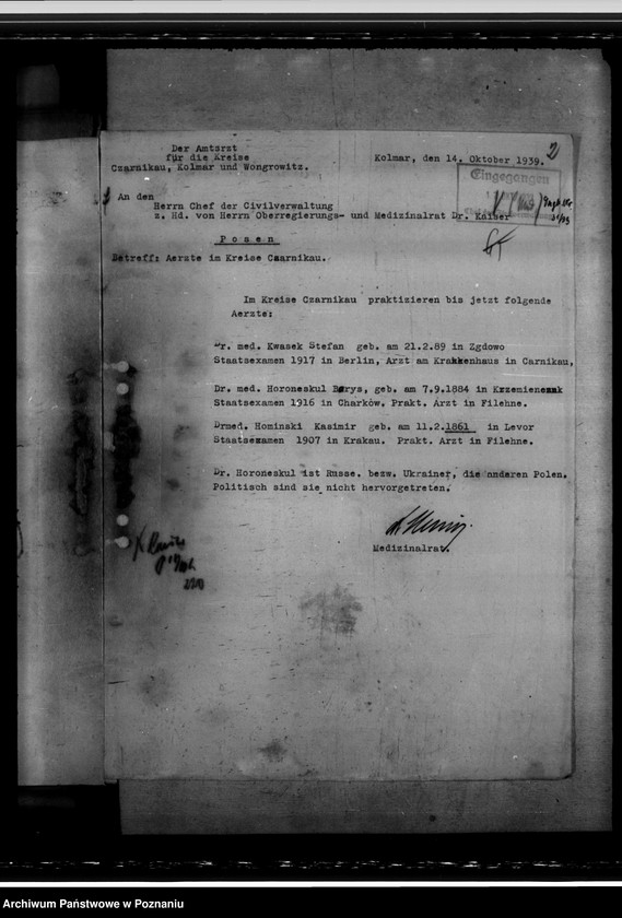 Obraz 6 z jednostki "Arbeitsübersichten der Gesundheitsämter"