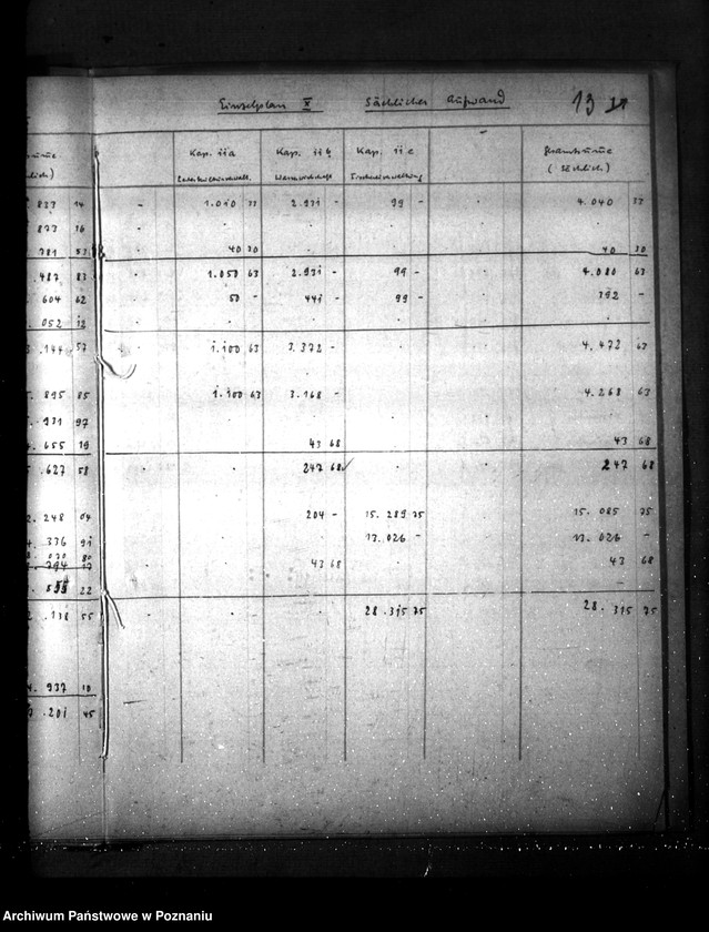 Obraz 17 z jednostki "Abrechnungsbuch mit der Regierungoberkasse Posen"
