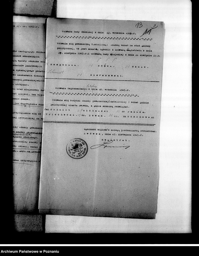 Obraz 19 z jednostki "Zarząd majątkiem szkolnym byłej szkoły ewangelickiej we Lwówku, powiat nowotomyski"