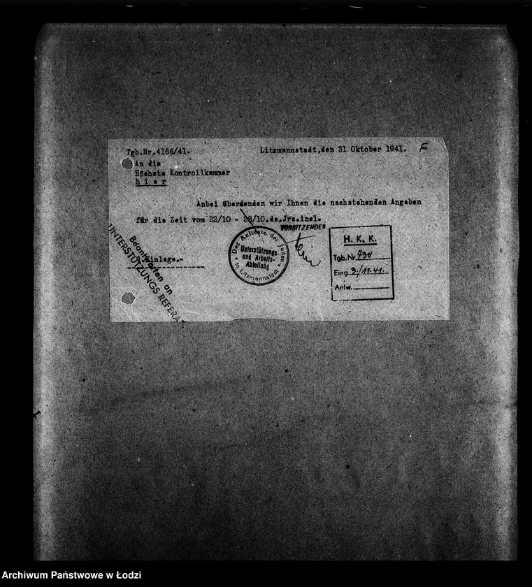 Obraz 9 z jednostki "[Okresowe zestawienia wypłacanych zasiłkowcom sum]"