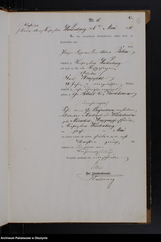 image.from.unit.number "Sterbe-Haupt-Register Nr 1 - 33"
