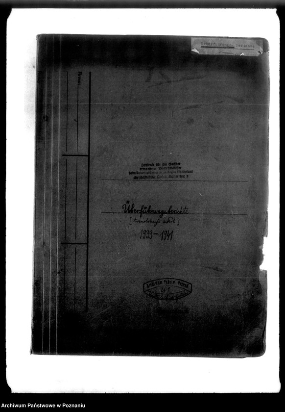 Obraz 4 z jednostki "Überfühnugsberichte - translokacje zwłok"