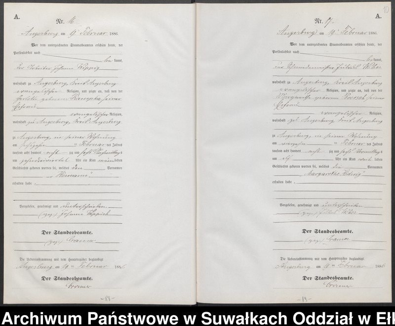 image.from.unit.number "Geburts-Neben-Register des Preussischen Standes-Amtes Angerburg Kreis Angerburg"