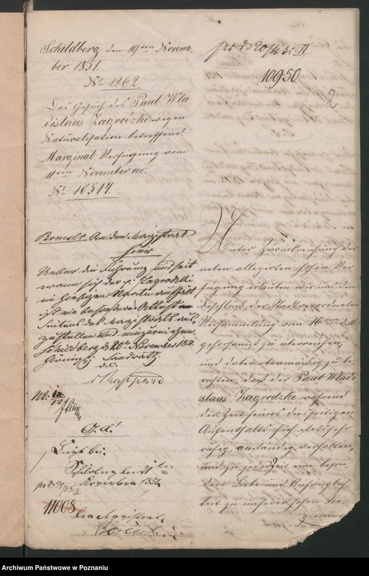 Obraz 5 z jednostki "A. betr. die polizeiliche Beaufsichtigung des polnischen Überläufers Paul /Wladislaus/ Zagrodzki zu Schildberg jetzt Godziętowo"