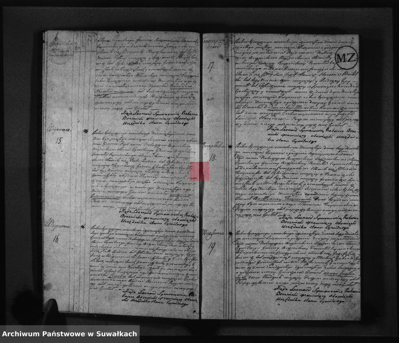 image.from.unit.number "Akta Zeszłych w Gminiej Berznickiey od 10 Maja 1809 R-u"