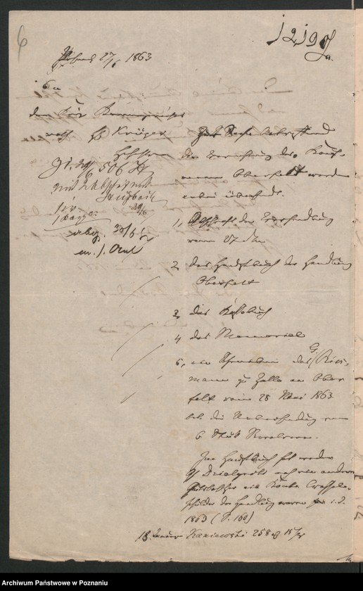 Obraz 11 z jednostki "A. betr. Dionisius Oberfeldt, Kaufmann /Waffenlager/"