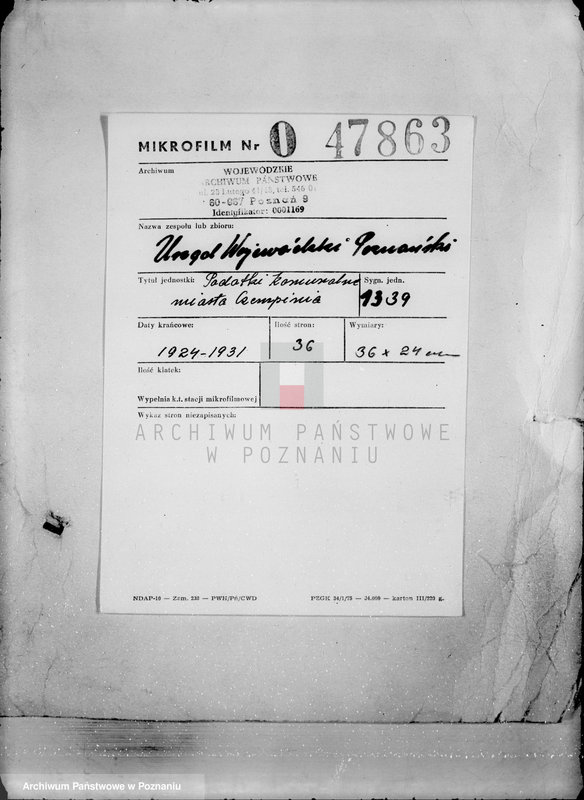 Obraz 2 z jednostki "Podatki Komunalne miasta Czempinia"