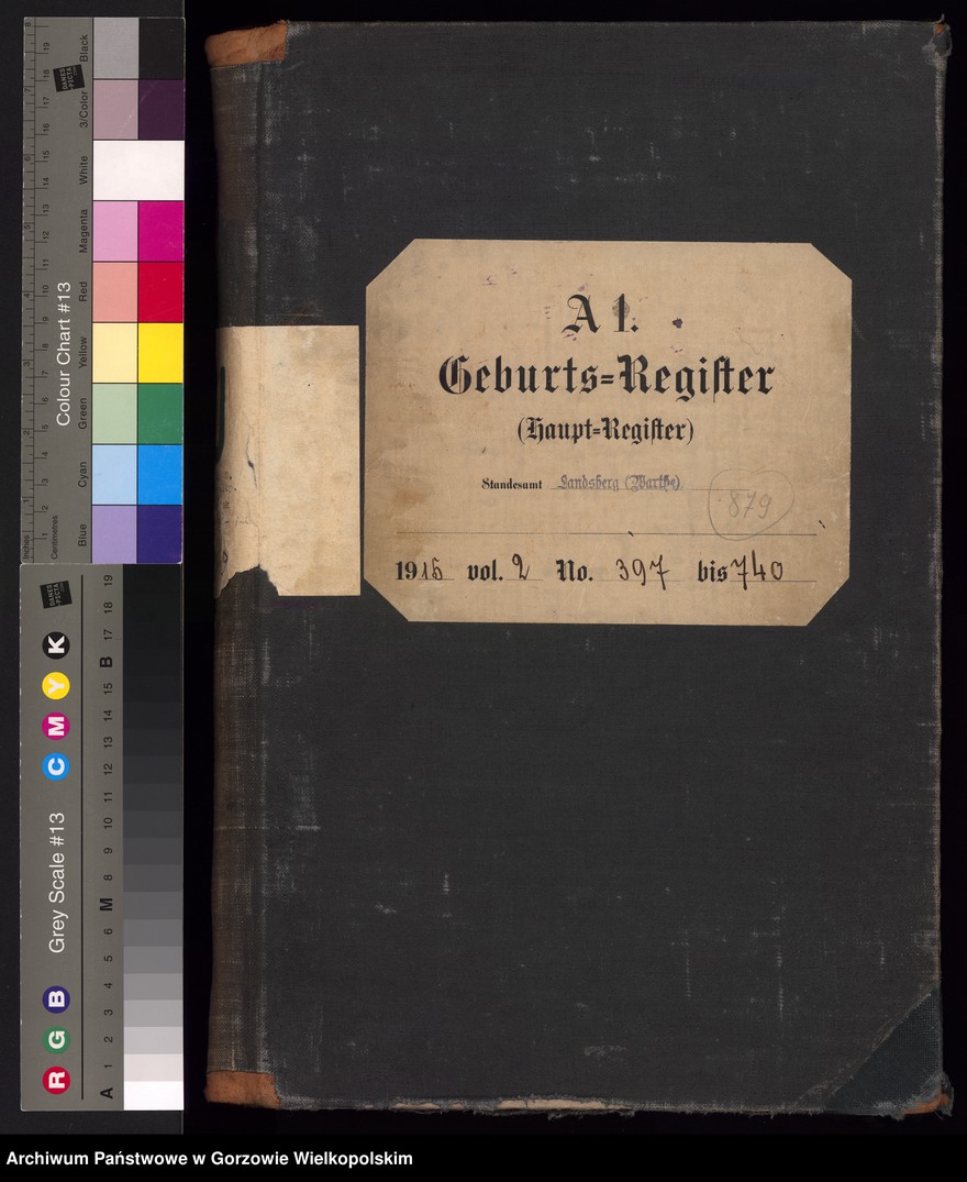 Obraz 2 z jednostki "Geburts Register, t. 1 nr 397-740"