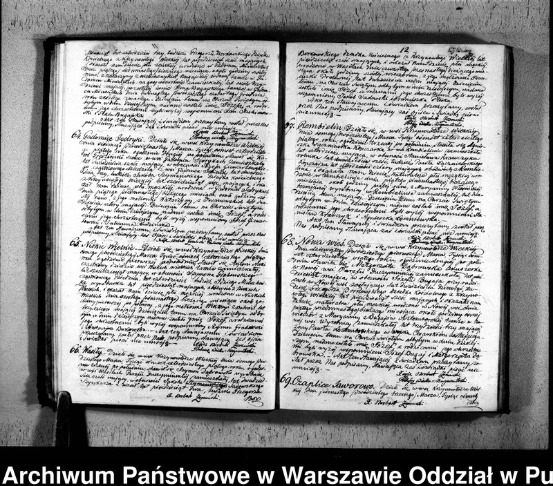 Obraz 14 z jednostki "Akta urodzeń, małżeństw i zgonów"
