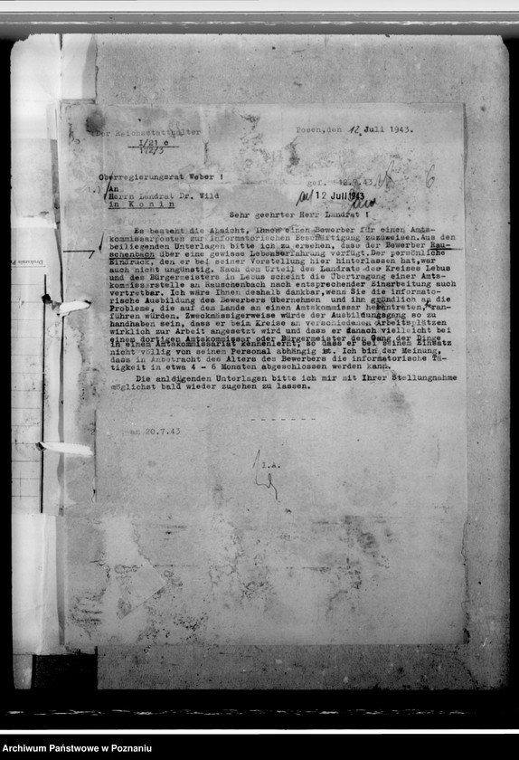 Obraz 10 z jednostki "Rauschenbach, Gotthold - komisarz obwodowy"