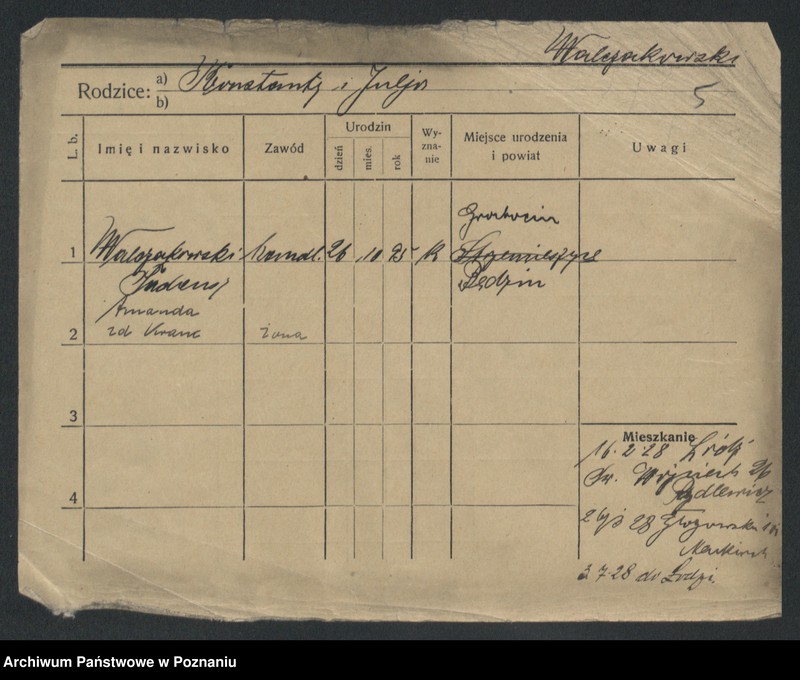 Obraz 14 z jednostki "Walczakiewicz - Walenzyk"