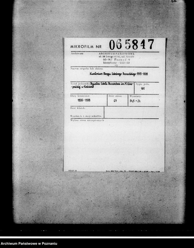 Obraz 2 z jednostki "Prywatna Szkoła Powszechna imienia Marii Konopnickiej w Kościanie"