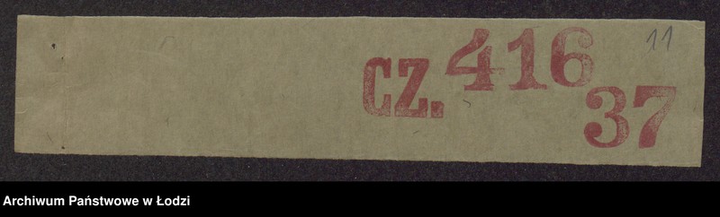 Obraz 13 z jednostki "Symcha Gewirc- wyrób i sprzedaż towarów bawełnianych"