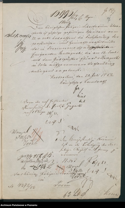 Obraz 11 z jednostki "A. betr. den polnischen Emigranten Leon Szulszyński alias Zienkowicz"