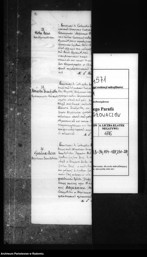 image.from.unit.number "Dublikat aktov graždanskago sostoâniâ ob urodivših, brakosočetavšihsâ i umerših v prihoda Glovačev za 1892 god"