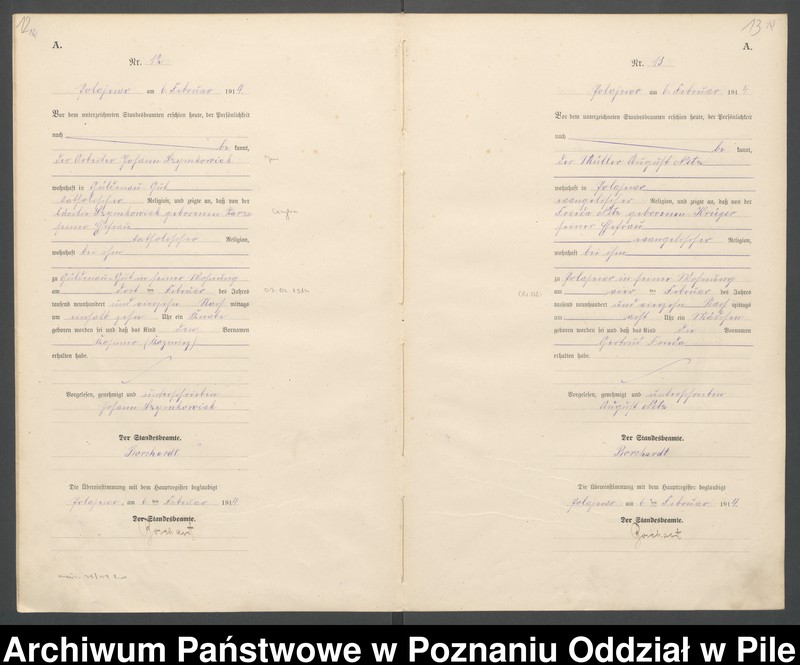 Obraz 9 z jednostki "Księga urodzeń"