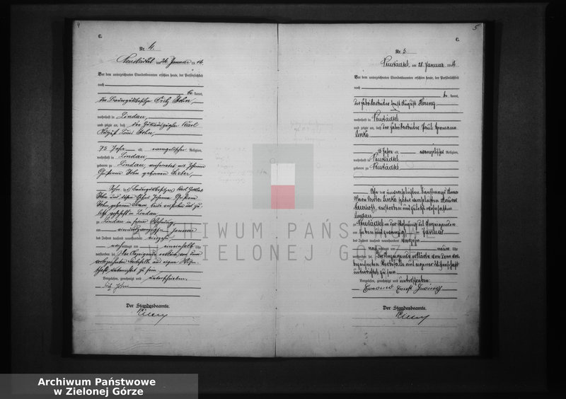 Obraz 7 z jednostki "Sterbe-Haupt-Register 1914 vol. I"