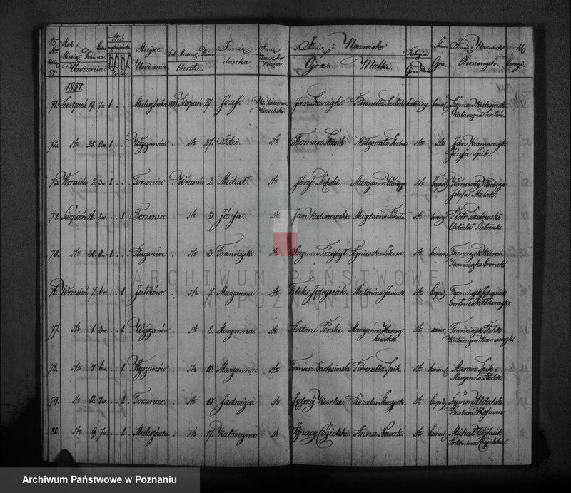Obraz 11 z jednostki "Księga urodzonych, zaślubionych i zmarłych"